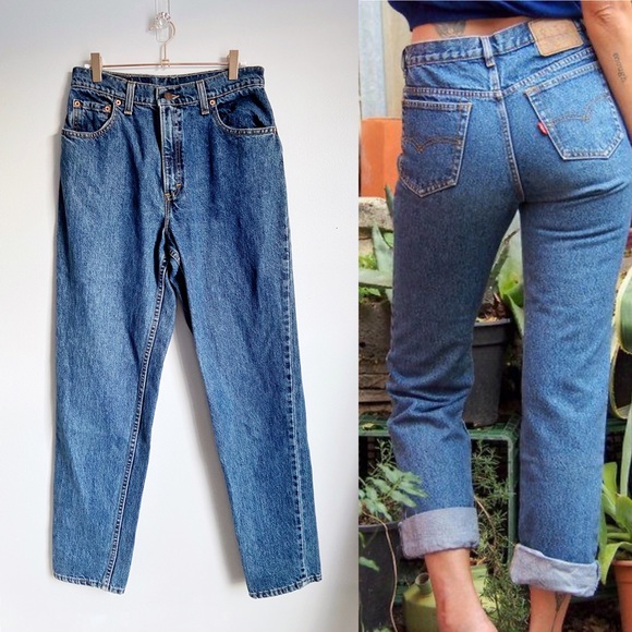 Levi's Denim - VINTAGE LEVI’S 1990s 551 Tapered Mom Jeans